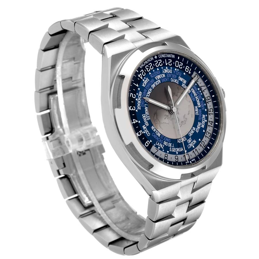 Vacheron Constantin Overseas World Time Automatic Steel Mens Watch 7700V