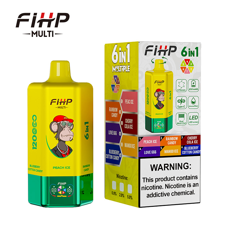 🔥 FIHP Multi 120K Puffs 6-in-1 Flavors 120000 Disposable Vape | 💥 20% RABATU | Nowi klienci hurtowi oszczędzają więcej | Polska wysyłka lokalna