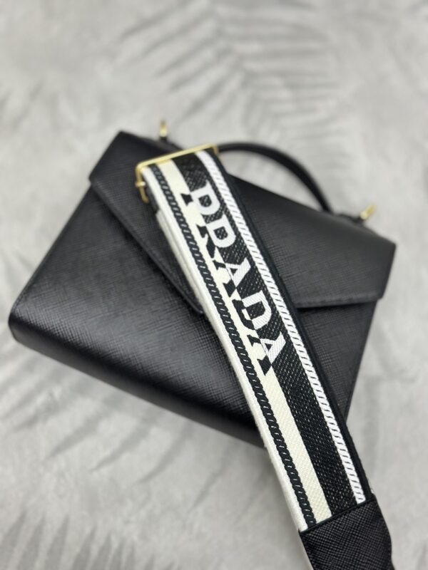 Replica Prada Saffiano Black Envelope