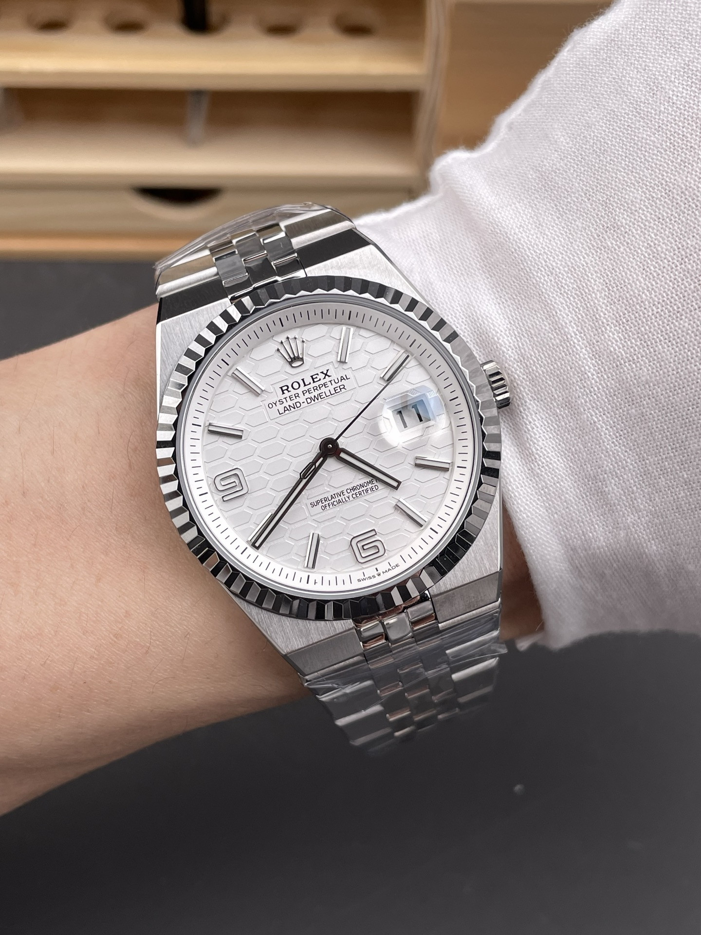 Land-Dweller White Dial