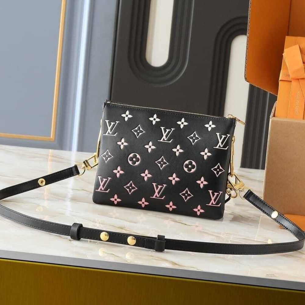 Louis Vuitton Coussin BB Bag Black Pink 21cm M12159