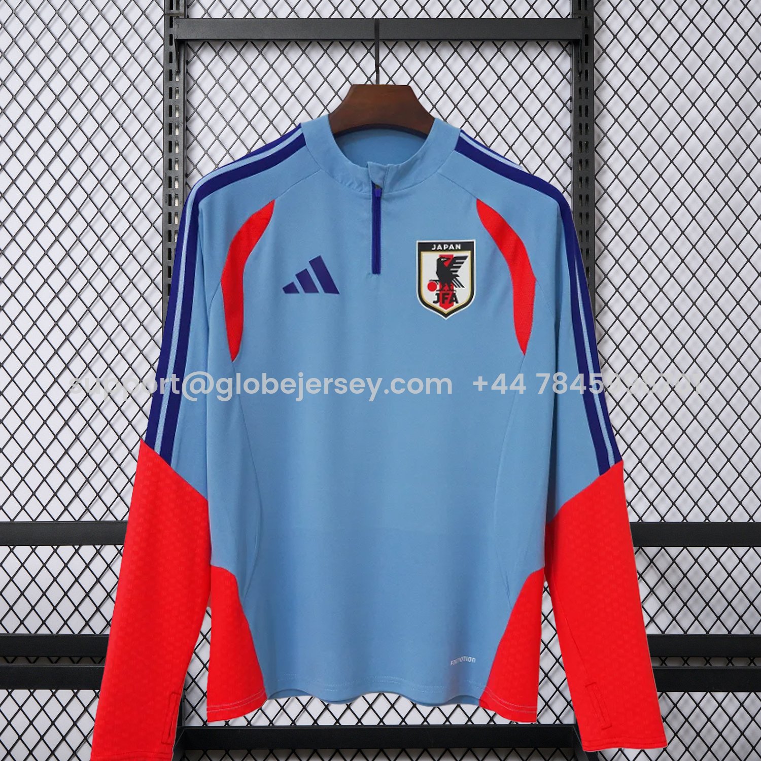 Japan 2026 Blue Long Sleeves Training Jersey - Fans Version