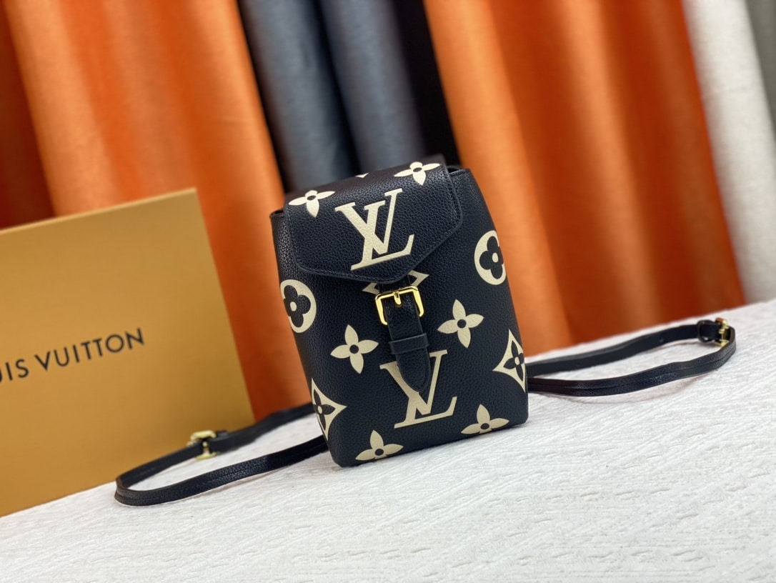 Louis Vuitton Tiny Backpack Empreinte Black 19Cm