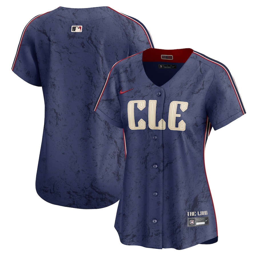 Women's Cleveland Guardians Navy 2024 City Connect Limited Jersey