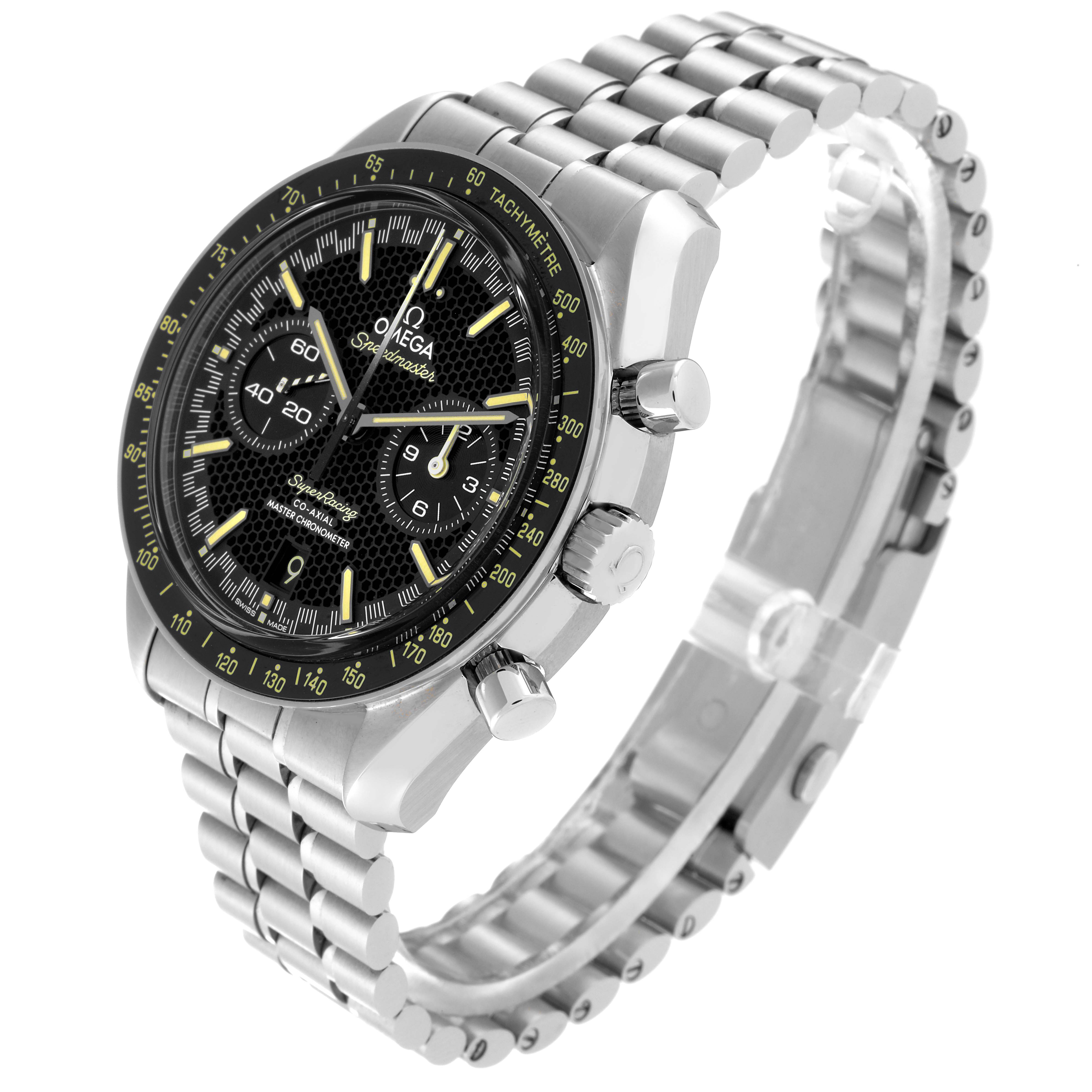 Omega Speedmaster Super Racing Steel Mens Watch 44.25 MM 329.30.44.51.01.003