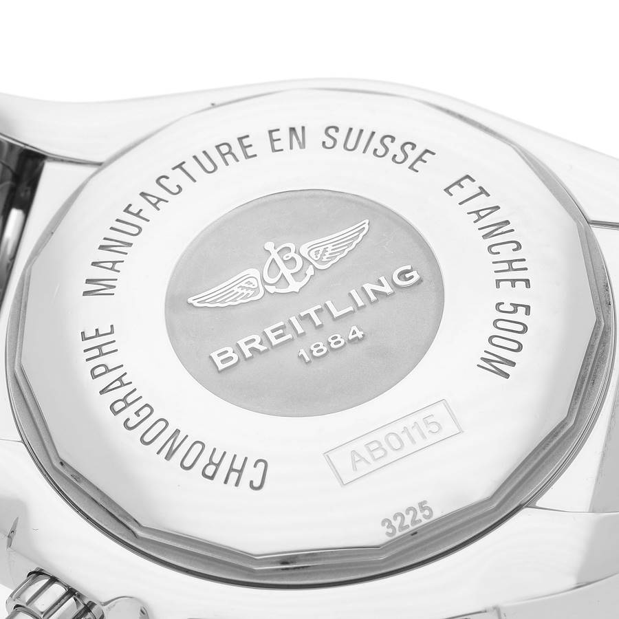 Breitling Chronomat Airbourne SE Blue Dial Steel Mens Watch AB0115