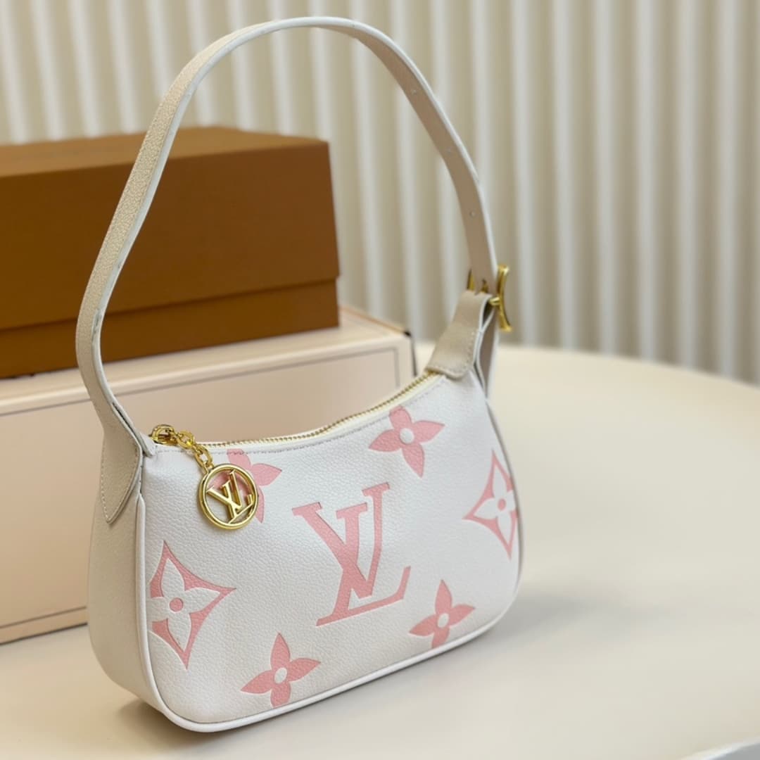 Louis Vuitton Mini Moon Bag In Latte White And Chamallow Pink 21Cm M24108