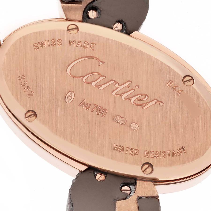 Cartier Delices de Cartier Small 18k Rose Gold Diamond Ladies Watch WG800013