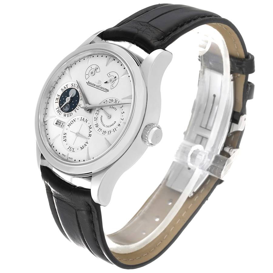 Jaeger LeCoultre Master 8 Day Perpetual Calendar Steel Watch 174.8.26.S Q1618420