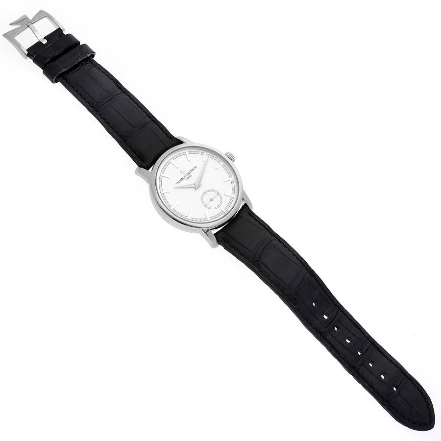 Vacheron Constantin Traditionnelle Silver Dial White Gold Mens Watch 82172