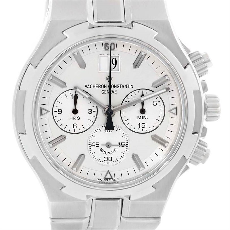 Vacheron Constantin Overseas Chronograph Silver Dial Watch 49140