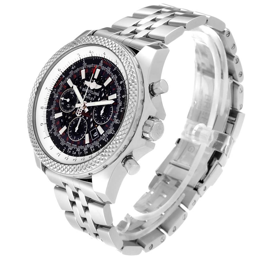 Breitling Bentley B06 Black Dial Chronograph Steel Mens Watch AB0611