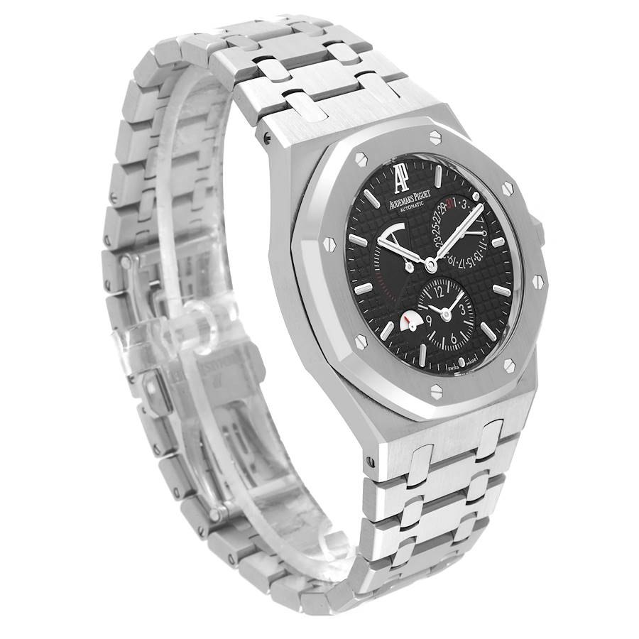 Audemars Piguet Royal Oak Dual Time Steel Mens Watch 26120ST