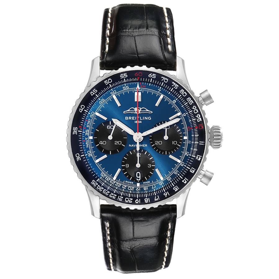 Breitling Navitimer B01 Chronograph 41 Steel Mens Watch AB0139