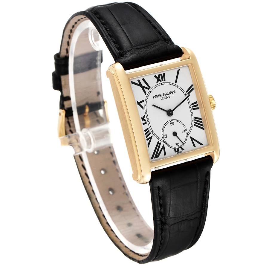 Patek Philippe Gondolo 18k Yellow Gold Small Seconds Mens Watch 5014