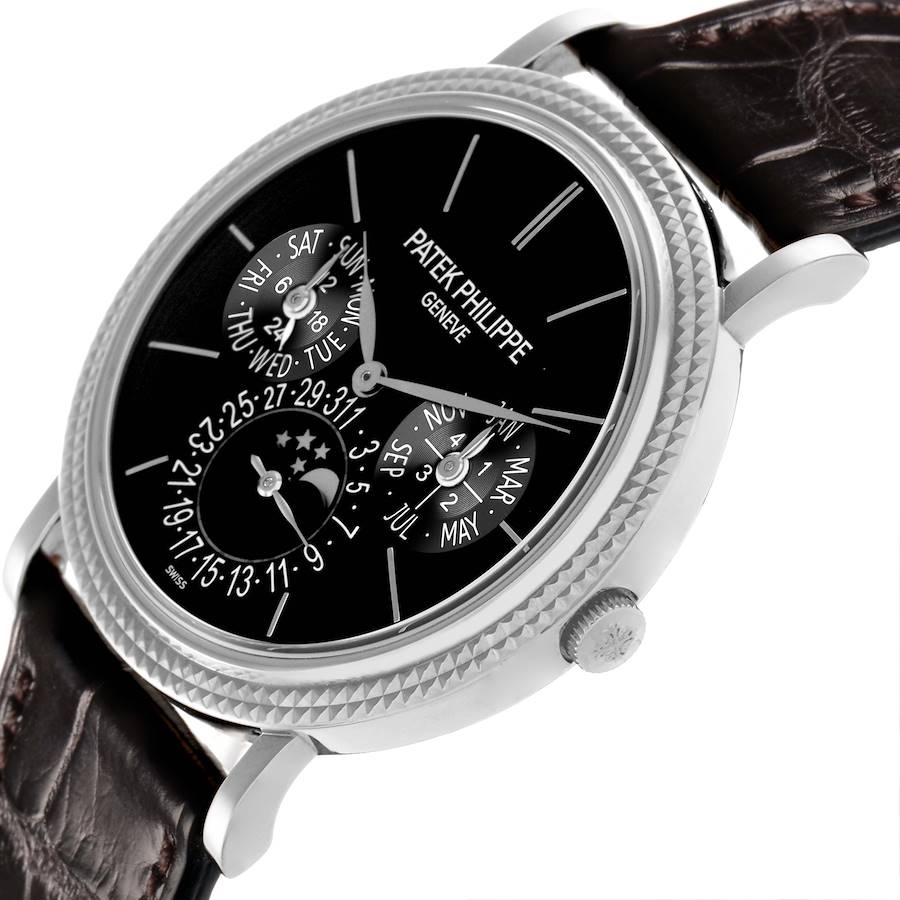 Patek Philippe Grand Complication Perpetual Calendar White Gold Mens Watch 5139G