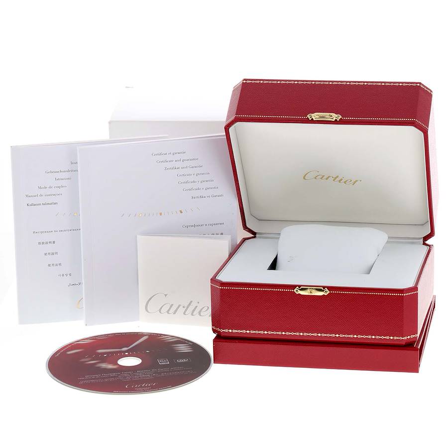 Cartier Rotonde White Gold Power Reserve Mens Watch W1556202