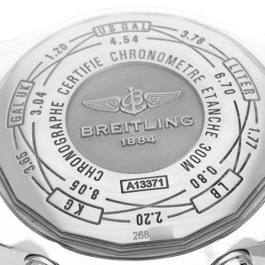 Breitling Super Avenger II 48mm Black Dial Steel Mens Watch A13371