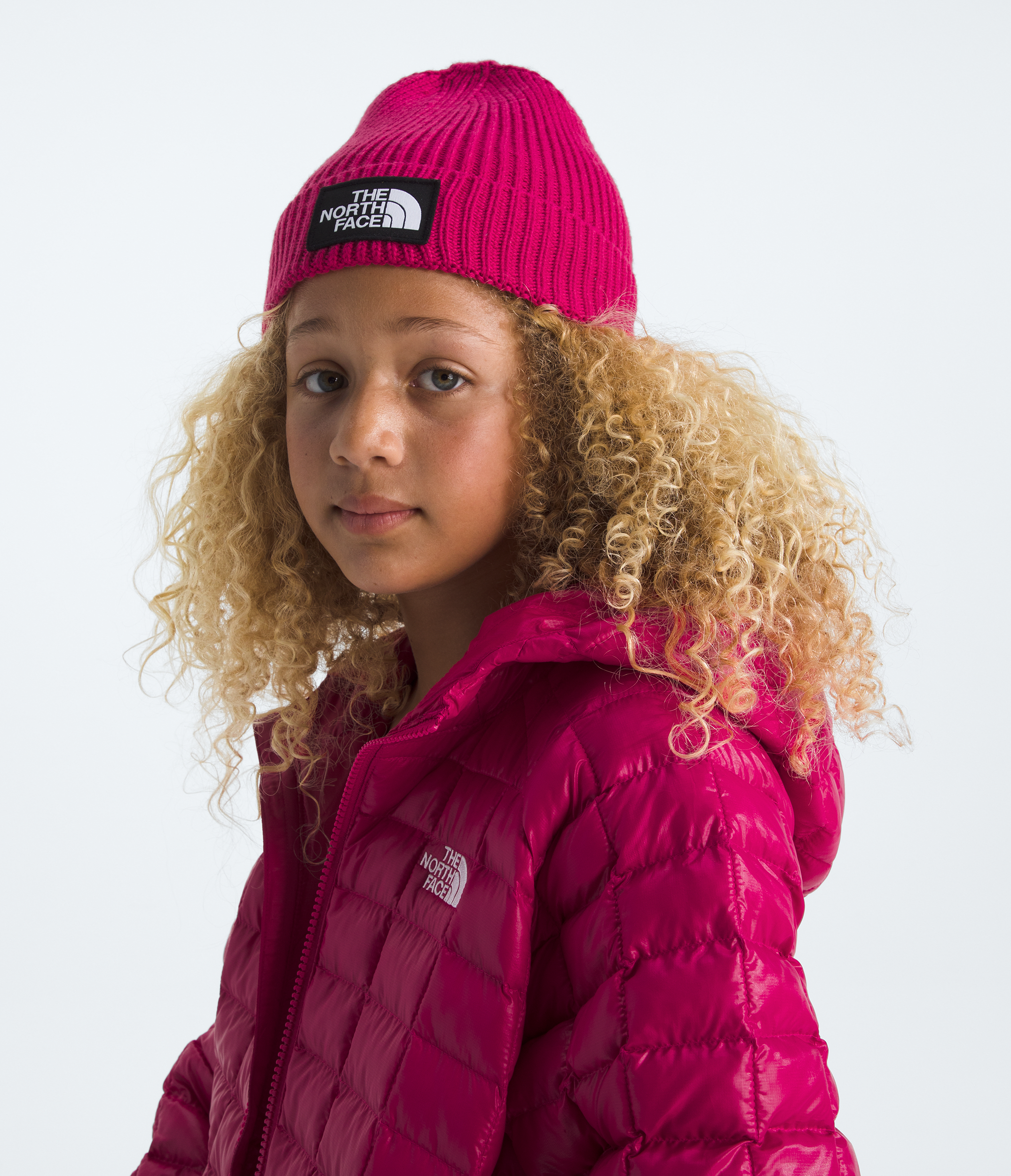 Kids’ TNF™ Logo Box Cuffed Beanie