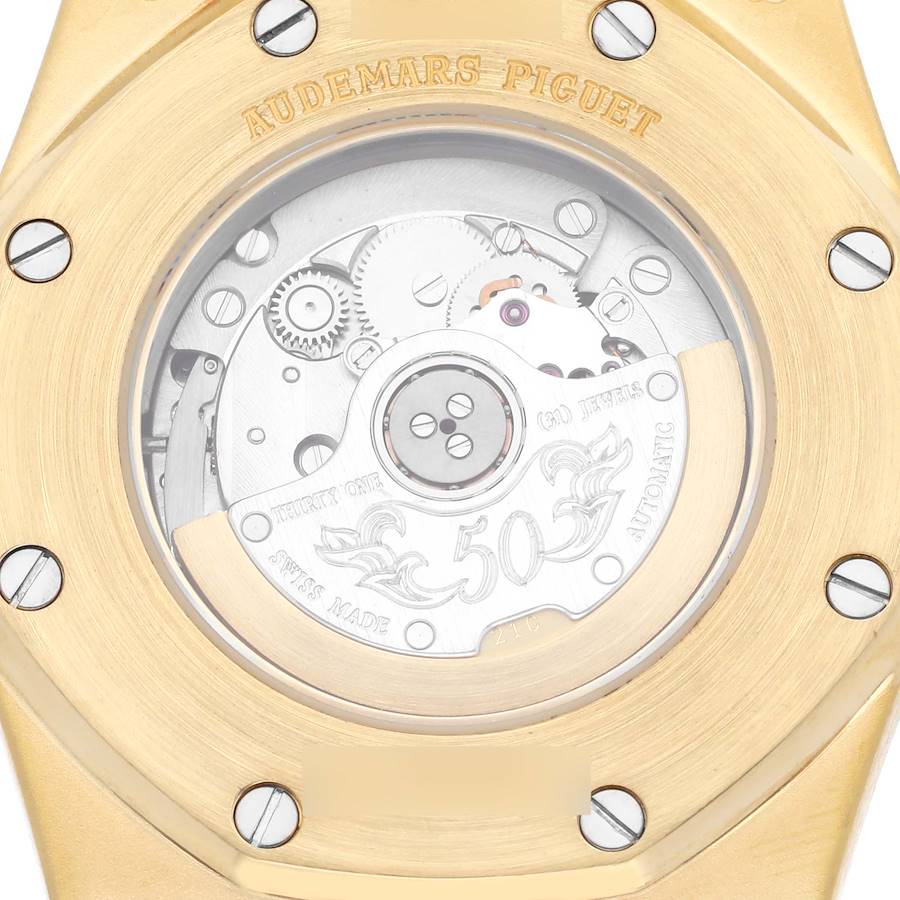 Audemars Piguet Royal Oak Yellow Gold Mens Watch 15050BA
