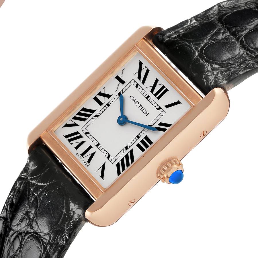 Cartier Tank Solo Rose Gold Steel Ladies Watch W5200024