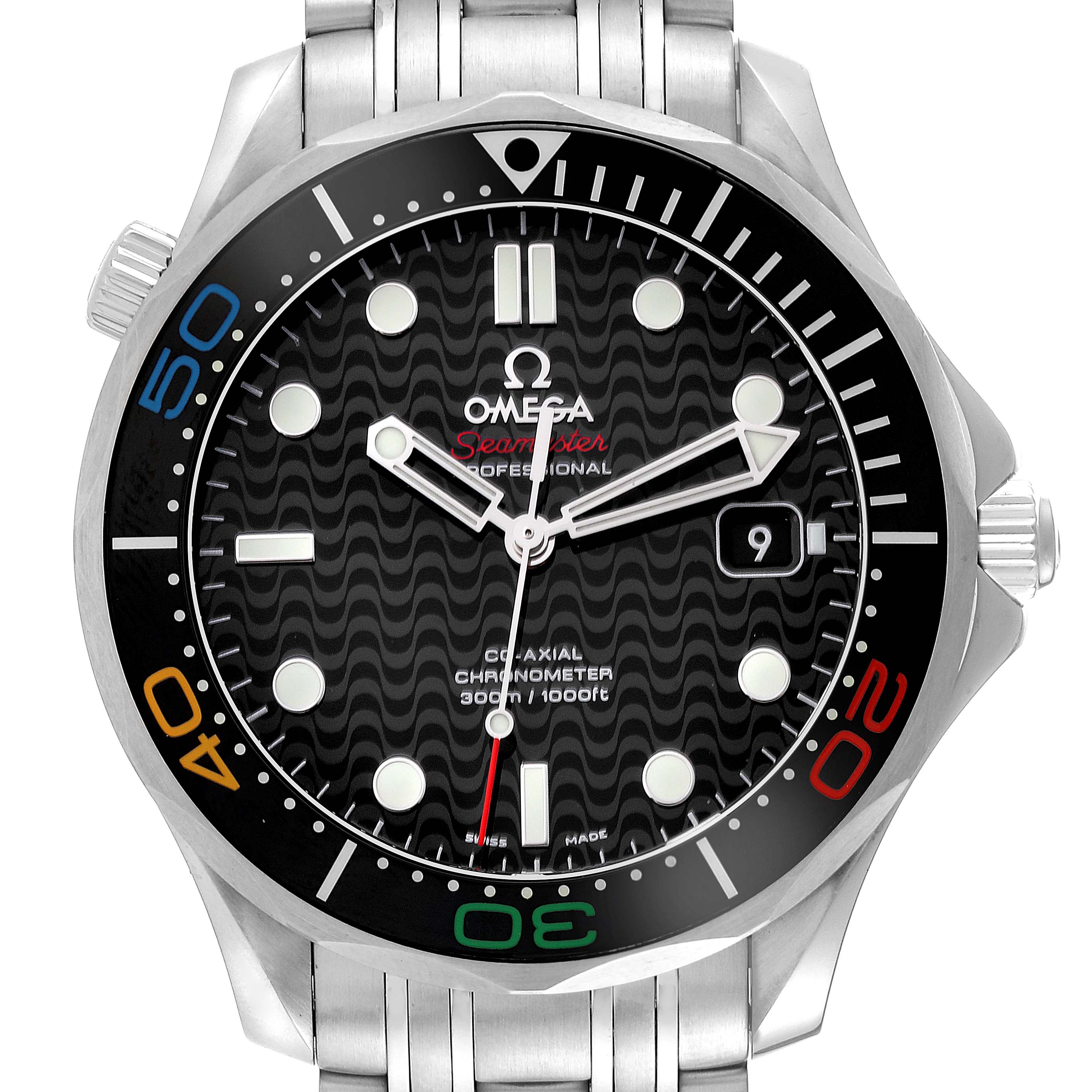 Omega Seamaster Olympic Rio 2016 LE Steel Watch 41.0 MM 522.30.41.20.01.001