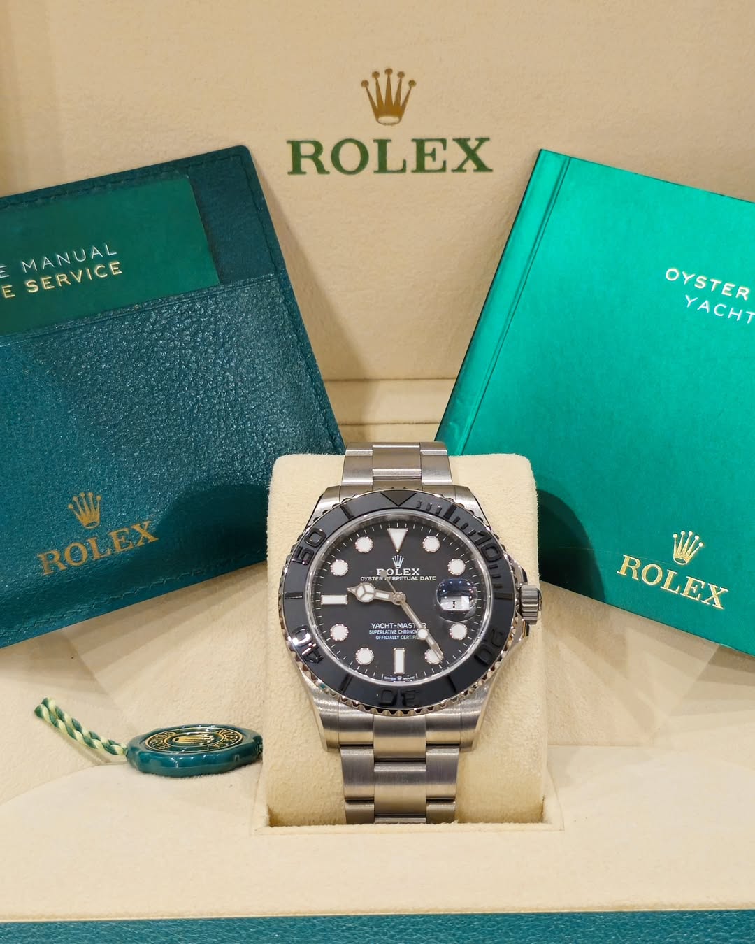 2024 Newest Rolex Yacht-Master 42 Black Dial RLX Titanium Men's Watch 226627-0001