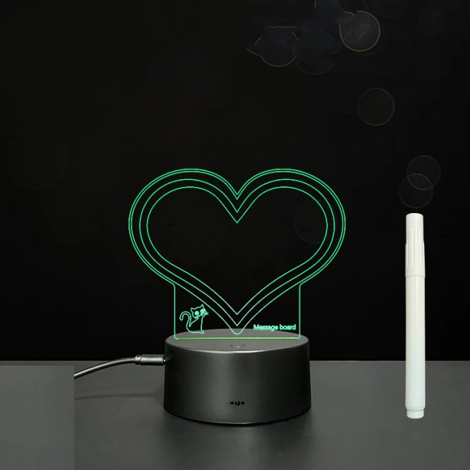 3D Acrylic Board Handwriting Message Board