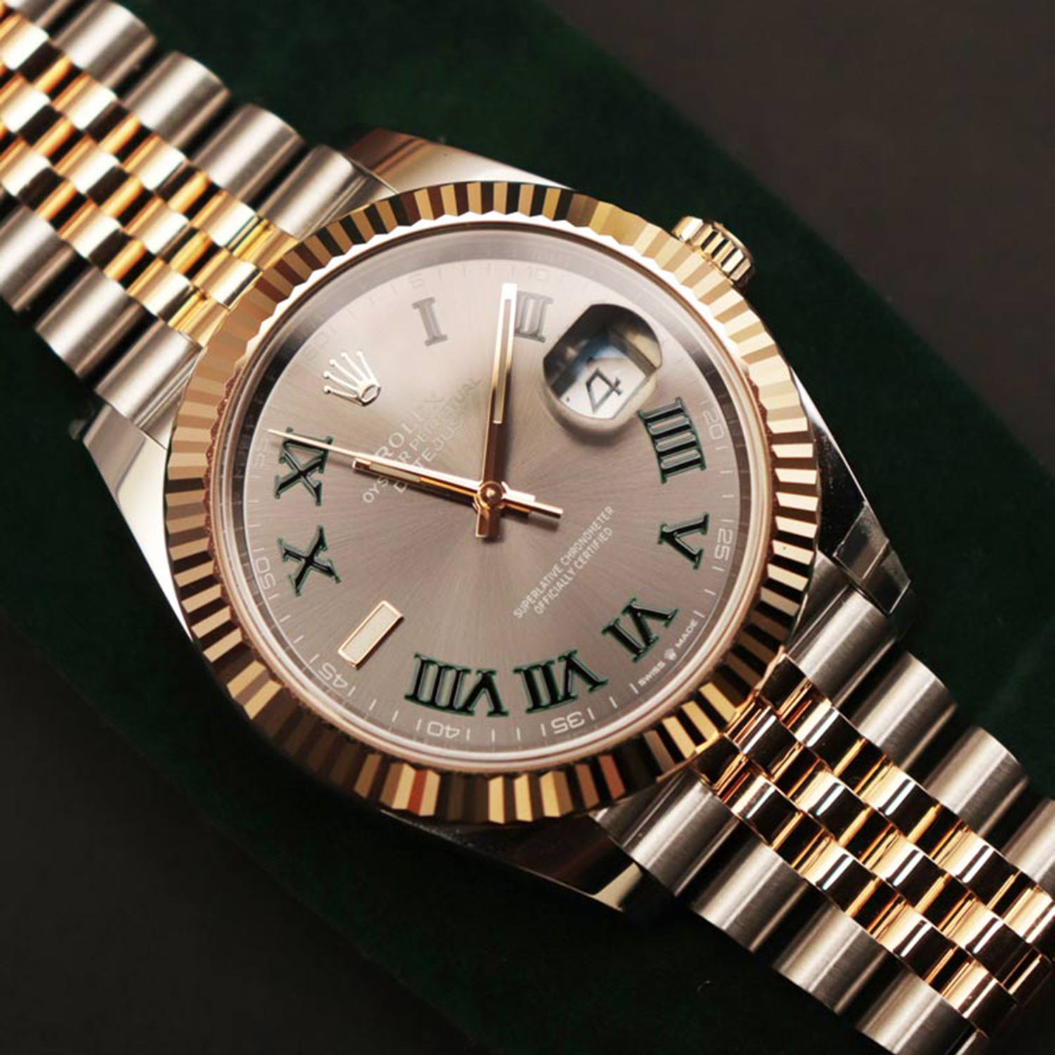 Rolex Oyster/Jubilee Perpetual Datejust 41 Two-tone Wimbledon - M126333-0020/126333-0019 Brand Unworn
