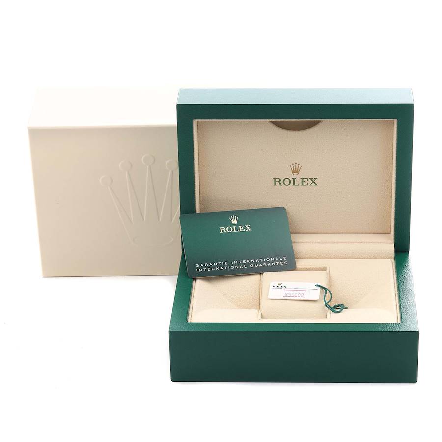 Rolex Oyster Perpetual Air King Green Hand Steel Mens Watch 116900