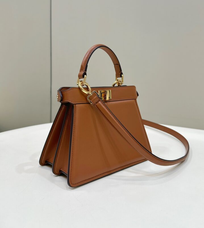 Replica Fendi Peekaboo Mini Brown