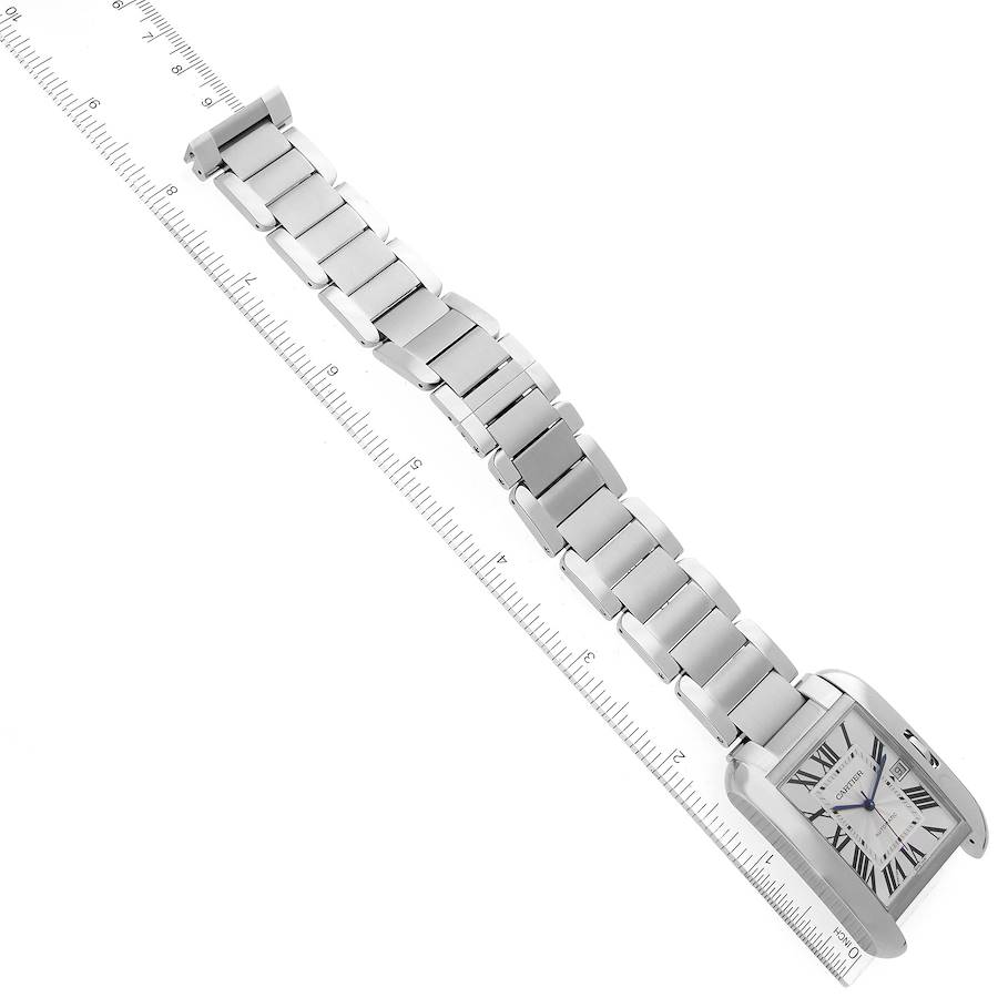 Cartier Tank Anglaise XL Steel Automatic Mens Watch W5310008