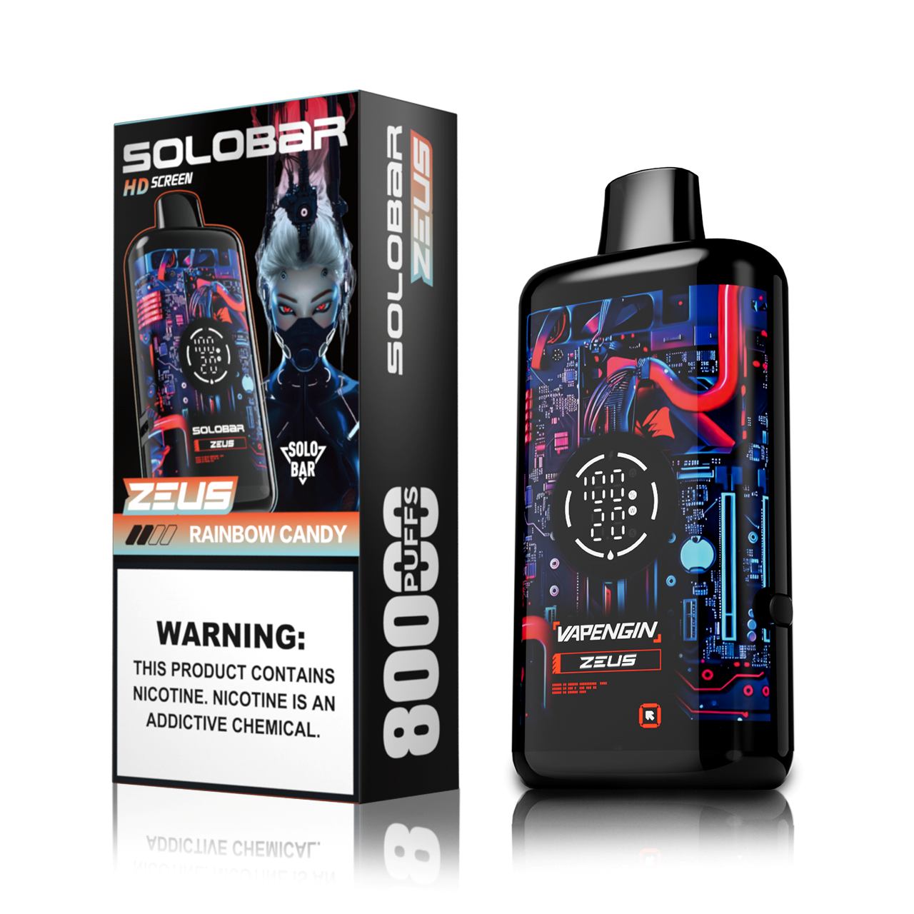 🔥 Solobar Zeus 80K Disposable Vape — Do 80 000 Zaciągnięć Pełnych Smaku | Szybka wysyłka z magazynu w Polsce 🚚