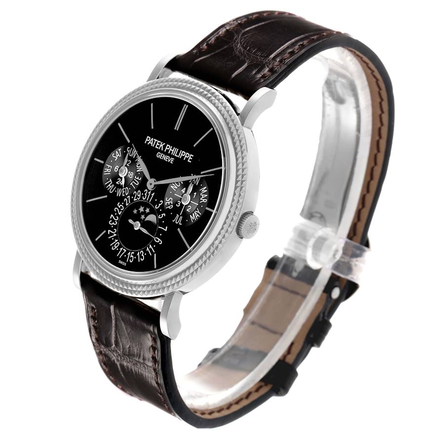 Patek Philippe Grand Complication Perpetual Calendar White Gold Mens Watch 5139G