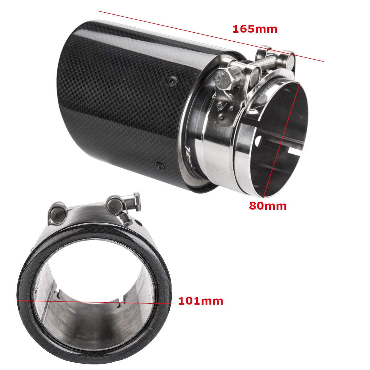 Fiber Carbon Exhaust
