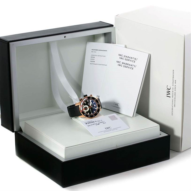 IWC Aquatimer Chronograph 44mm 18K Rose Gold Watch IW376903