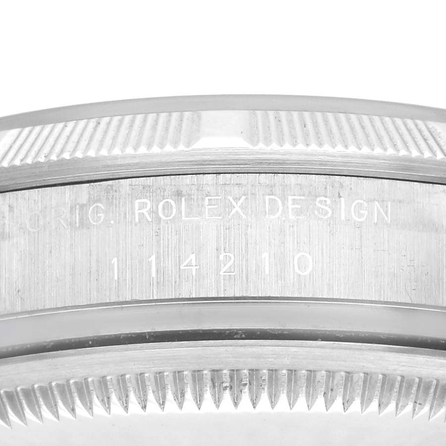 Rolex Air King Silver Dial Arabic Numeral Steel Mens Watch 114210
