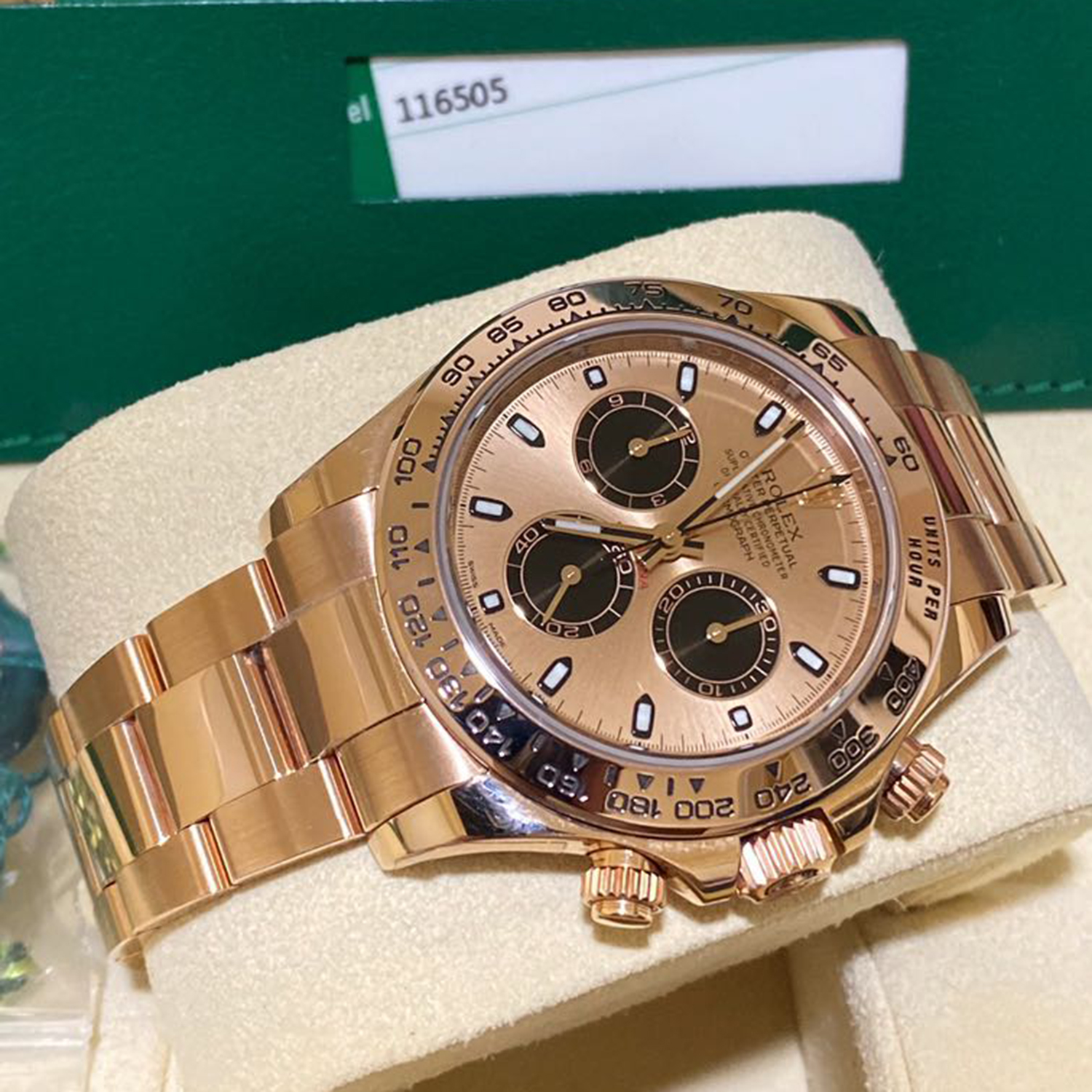 ​Rollie-The Crown Cosmograph Daytona 18ct Everose Gold 40mm 116505-0016