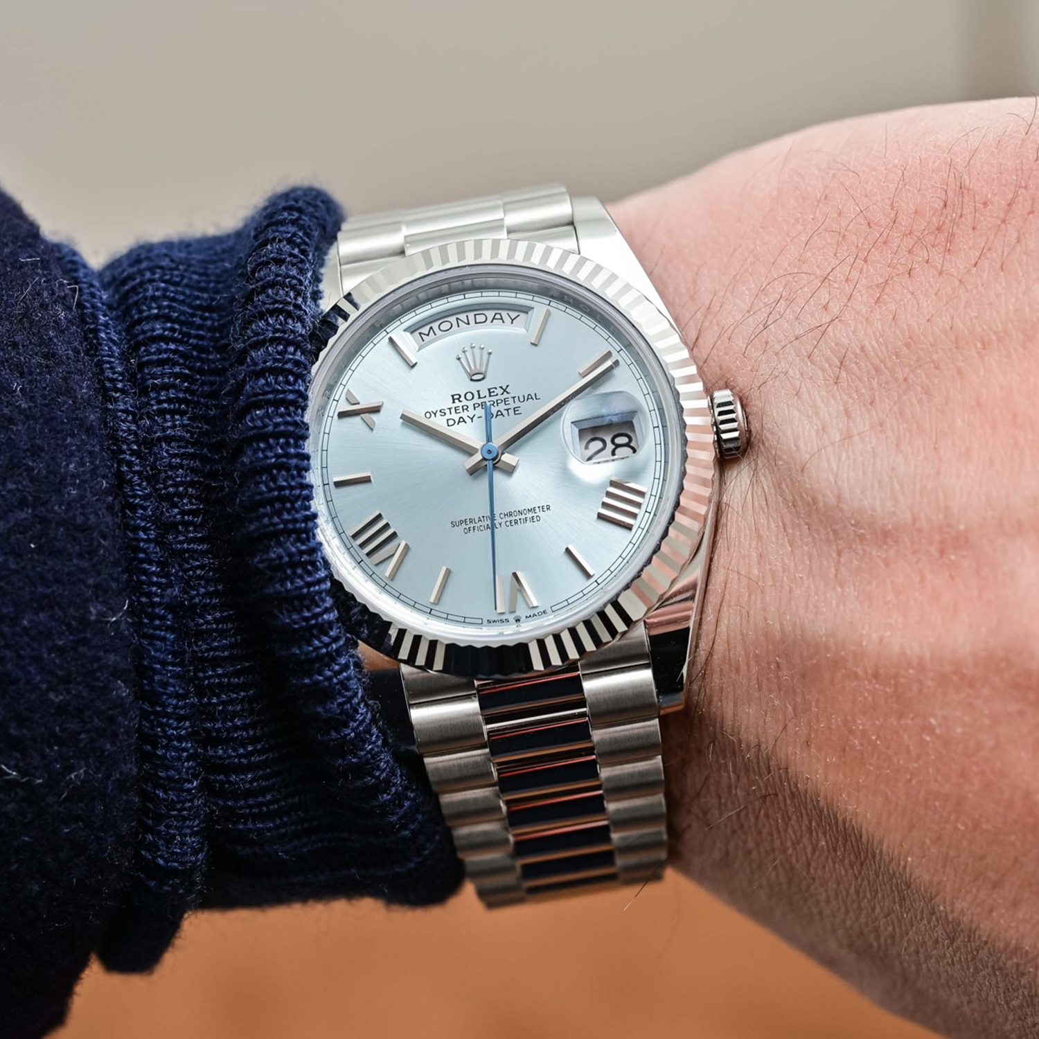 2025 NEW Rolex Land-Dweller 40 Oyster, 40 mm, Oystersteel and white gold M127334-0001
