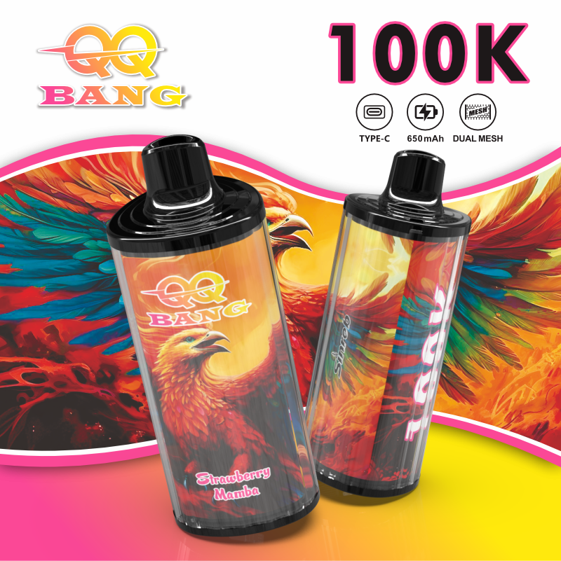E-papieros Jednorazowy QQ BANG 100K | E-Szisza RGB | Dostawa 48h|Darmowa wysyłka