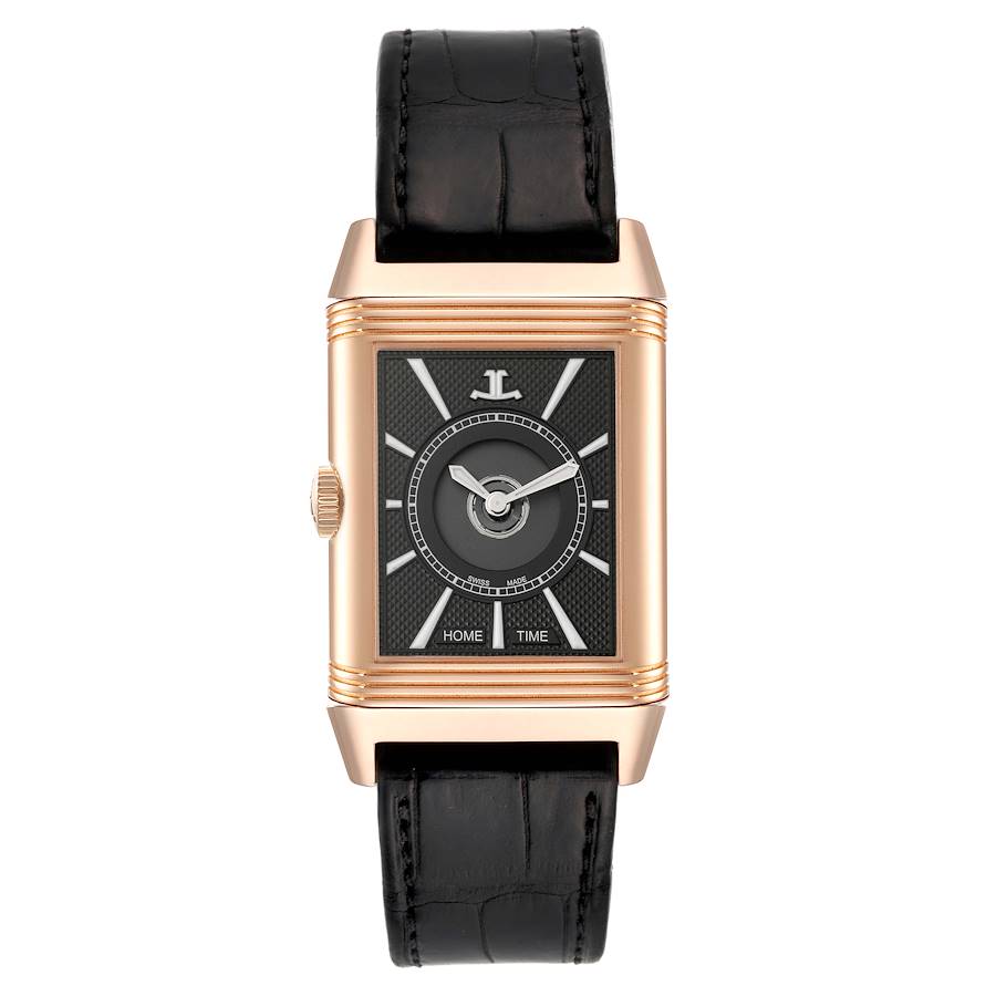 Jaeger LeCoultre Reverso Duoface Rose Gold Mens Watch 215.2.S9 Q3832420