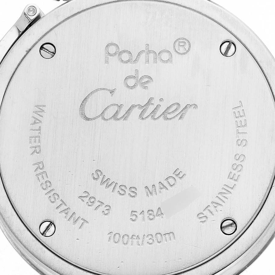 Cartier Miss Pasha Steel Pink Dial Ladies Watch W3140008
