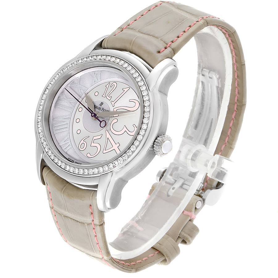 Audemars Piguet Millenary Steel Diamond Ladies Watch 77301ST