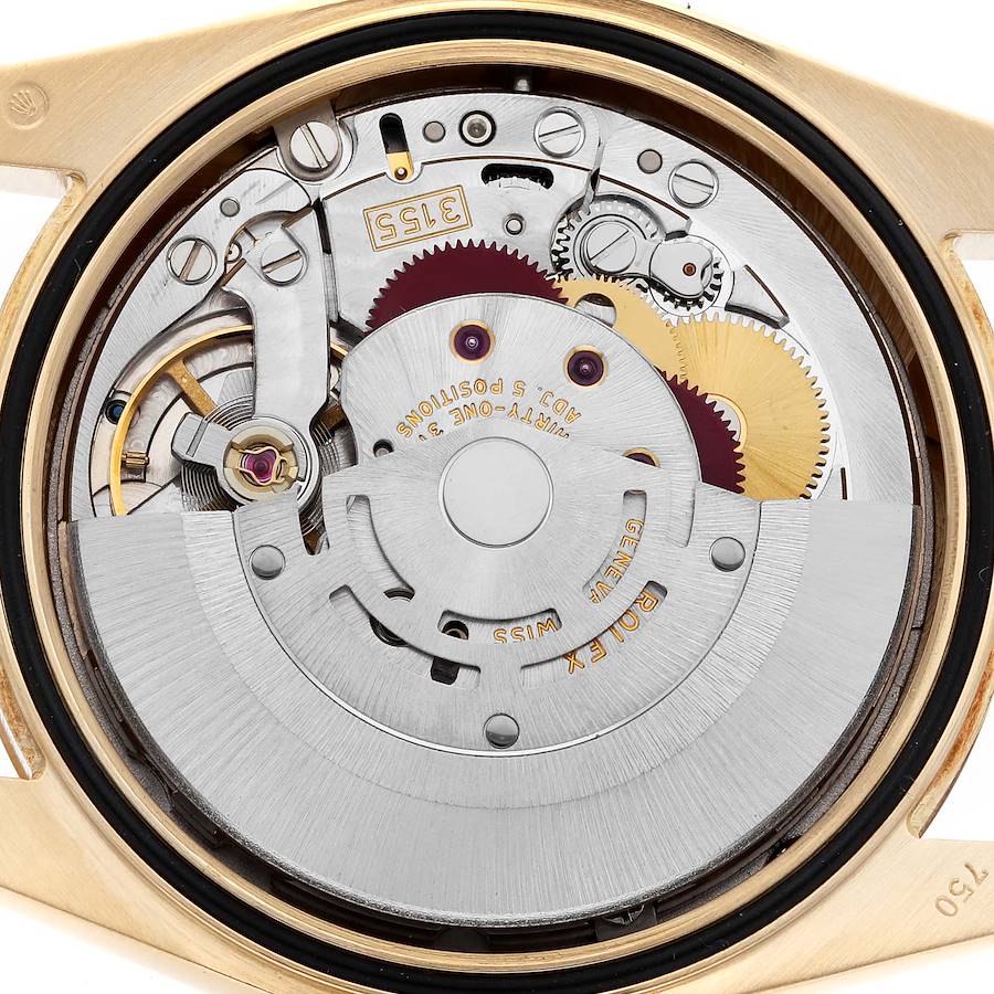 Rolex Day Date President Yellow Gold Myriad Diamond Dial Mens Watch 118238