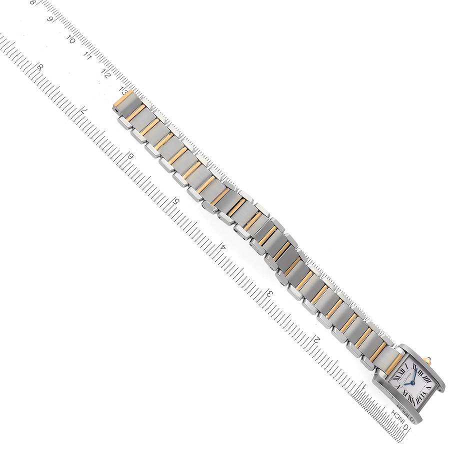 Cartier Tank Francaise Small Steel Yellow Gold Ladies Watch W51007Q4