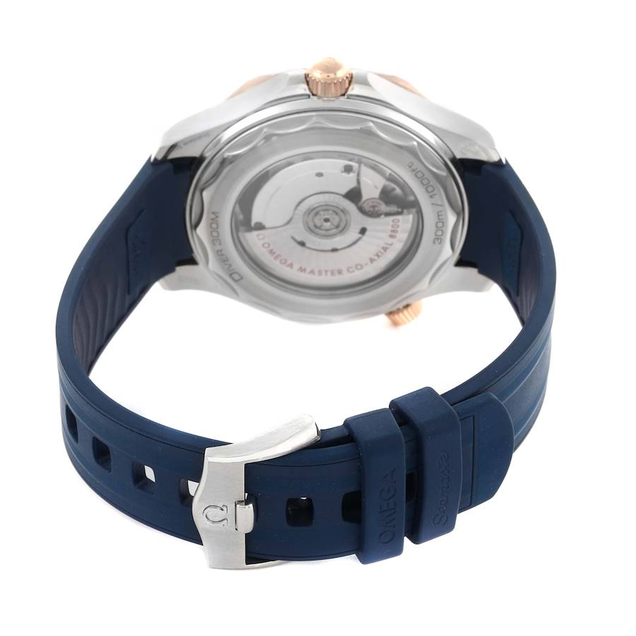 Omega Seamaster Diver 300M Steel Rose Gold Watch 210.22.42.20.03.002