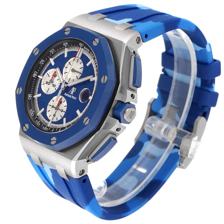 Audemars Piguet Royal Oak Offshore Chronograph Blue Dial Watch 26400