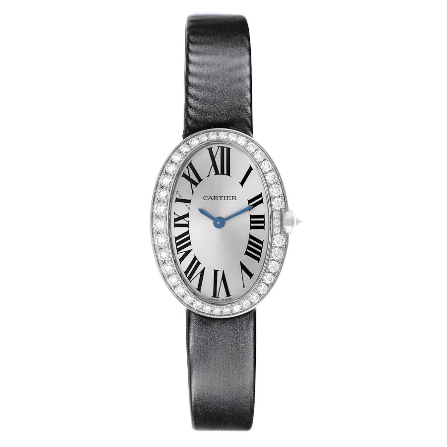 Cartier Baignoire Small White Gold Diamond Ladies Watch WB520008