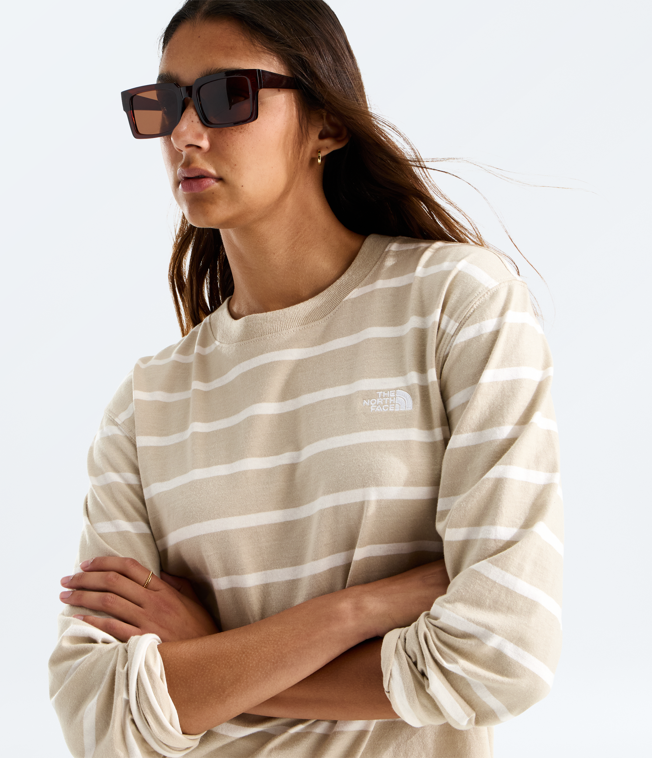 Women’s Vista Stripe Long-Sleeve Tee