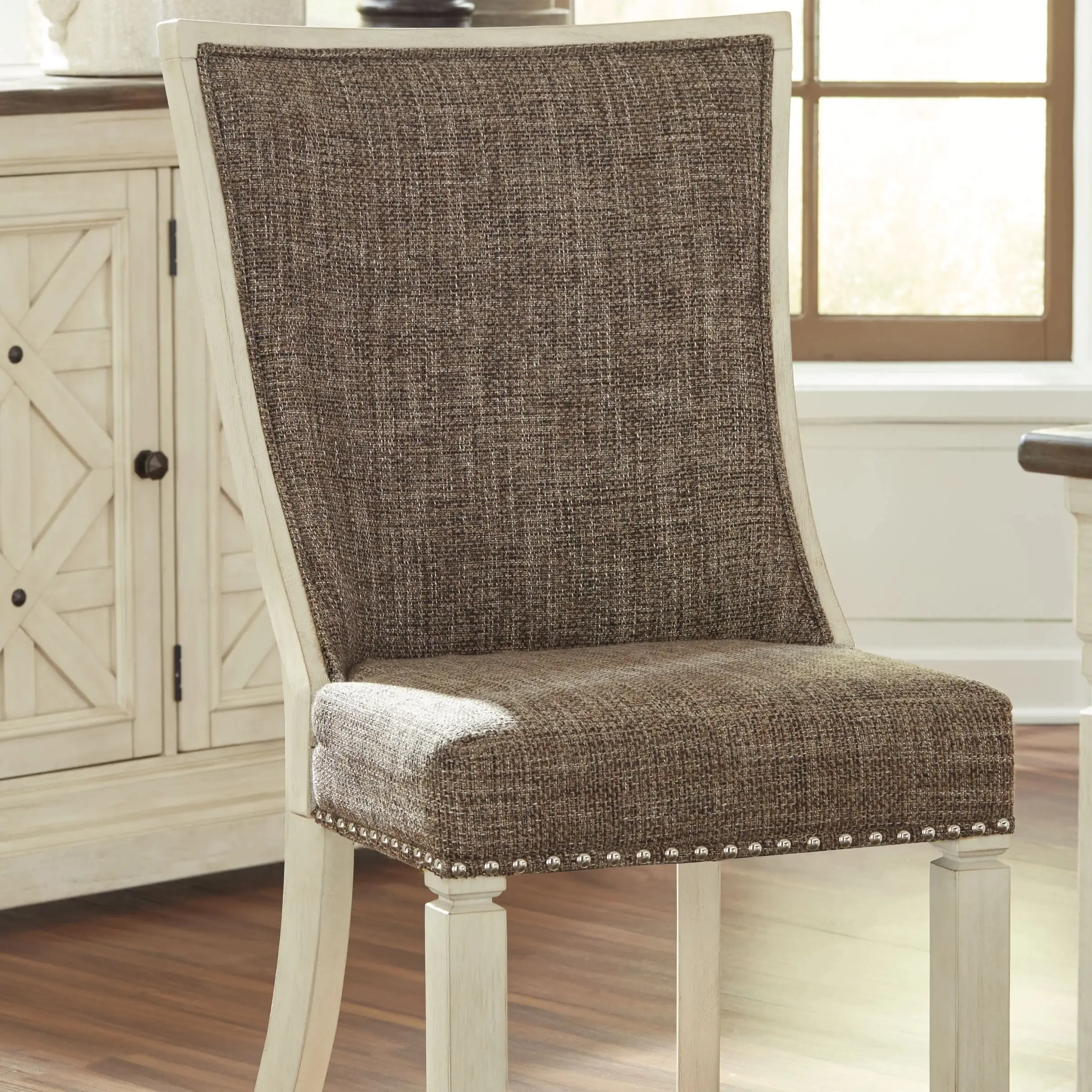 Set of 2 Vintage Wooden Accent Lounge Chairs